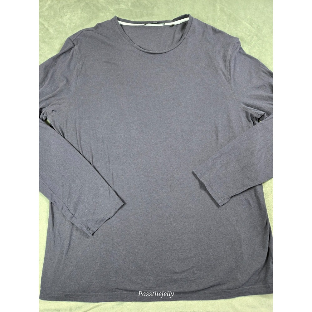 Greyson Shirt Men Extra Large Blue Brrr Cooling Performance Golf Pullover Tee